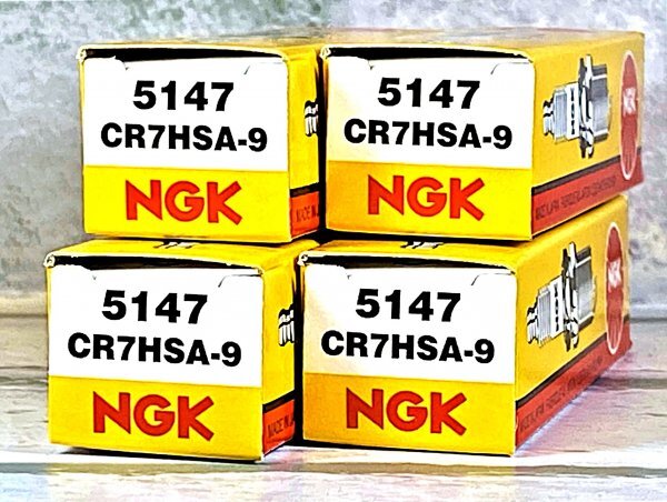 NGK CR7HSA-9 (5147) 4個セット 新品 送料込 ホンダ ベンリィ/ベンリィプロ ('11.8~'15.7) AA03 適合拍卖