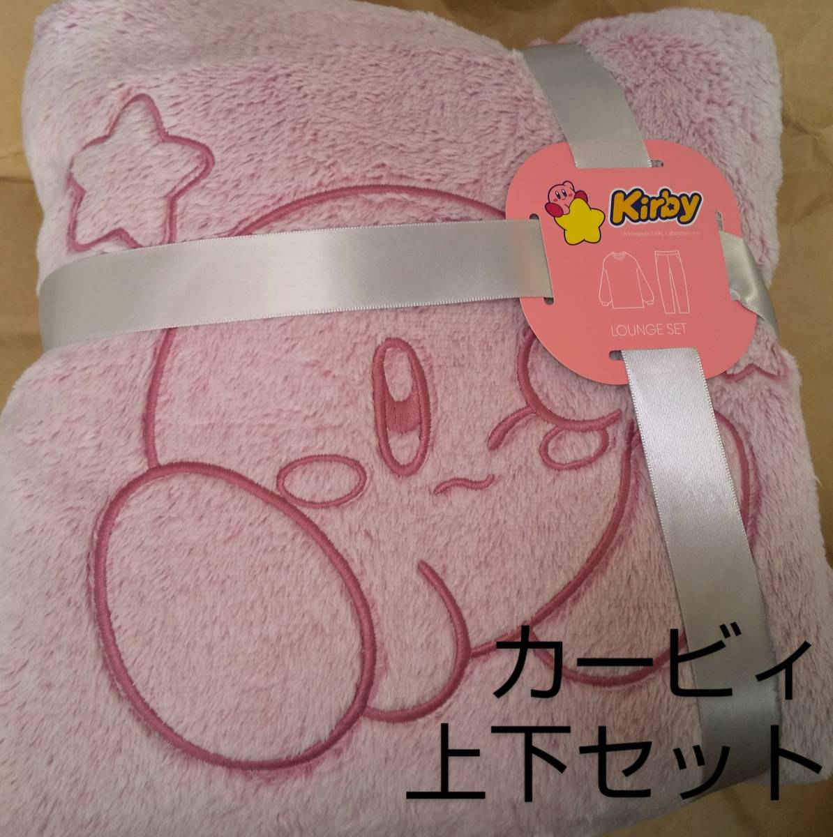 星のカービィ マシュマロフィール ラウンジセット・XLサイズ・ピンク/任天堂 Kirby×GUコラボルームウェア/ボア フリースパジャマ拍卖