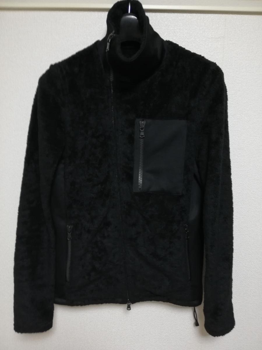 【即決】リップヴァンウインクル ripvanwinkle ボア フリース ブラック 黒 サイズ3 日本製 ジャージ ブルゾン ジャケット拍卖