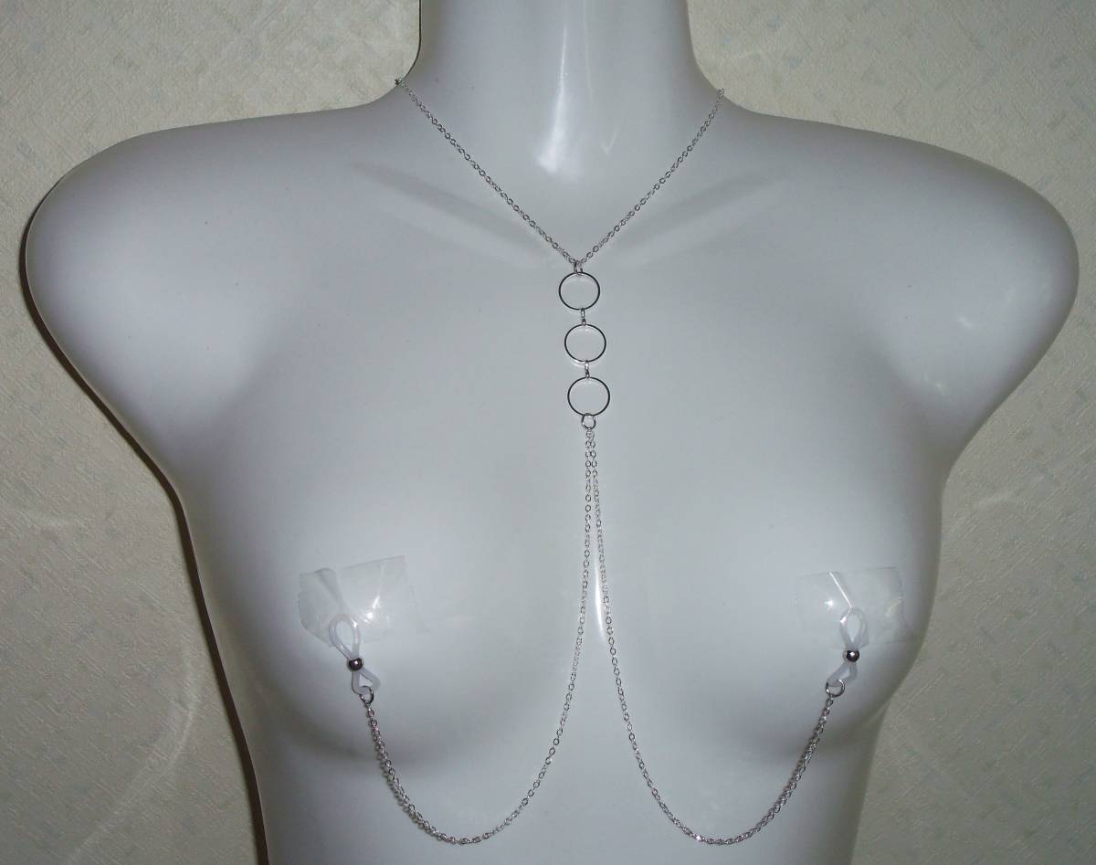 セクシーランジェリー コスプレ 露出 オープンクロッチ ボディストッキング スーパーマイクロビキニ オープンバスト_シルバー_f_44フ拍卖