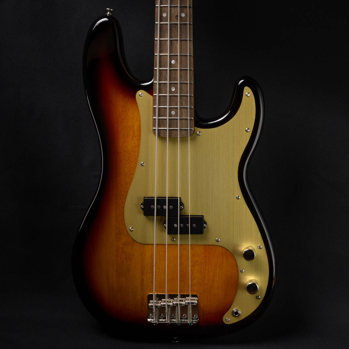 プレシジョンベース(プレベ)用アノダイズドピックガード60s Gold※フェンダー等60sをモデルとした楽器との互換性※2/Lotustorks拍卖