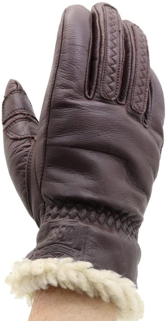 【65%引】(9069)ランブル RUG-254 Dブラウン(L)ビンテージレザーグローブ拍卖