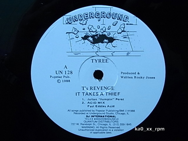 ★☆Tyree「T's Revenge It Takes A Thief」☆★5点以上で送料無料!!!拍卖