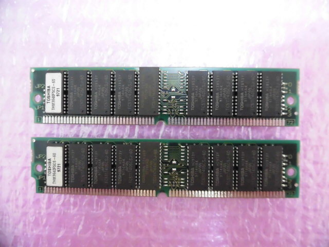 TOSHIBA THM3640F5CS-60 72pin EDO-SIMM 60ns Parity 16MB x2 (Total 32MB) 中古正常品拍卖