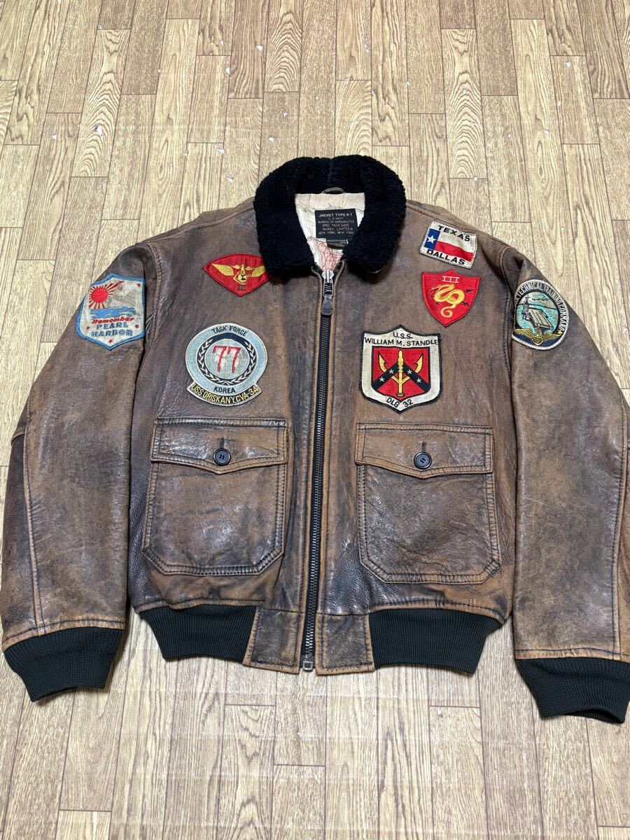 アヴィレックス AVIREX G-1 トップガン初期モデル レザージャケット USED品 Sサイズ 拍卖