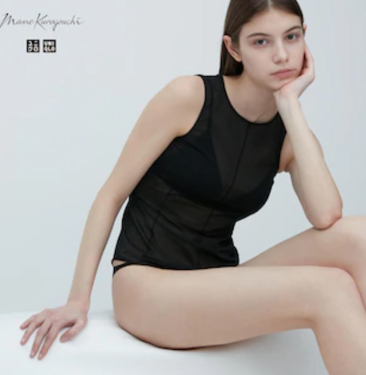 新品 2枚組 ユニクロ シアークルータンクトップ サイズ XXL 色 ブラック 拍卖