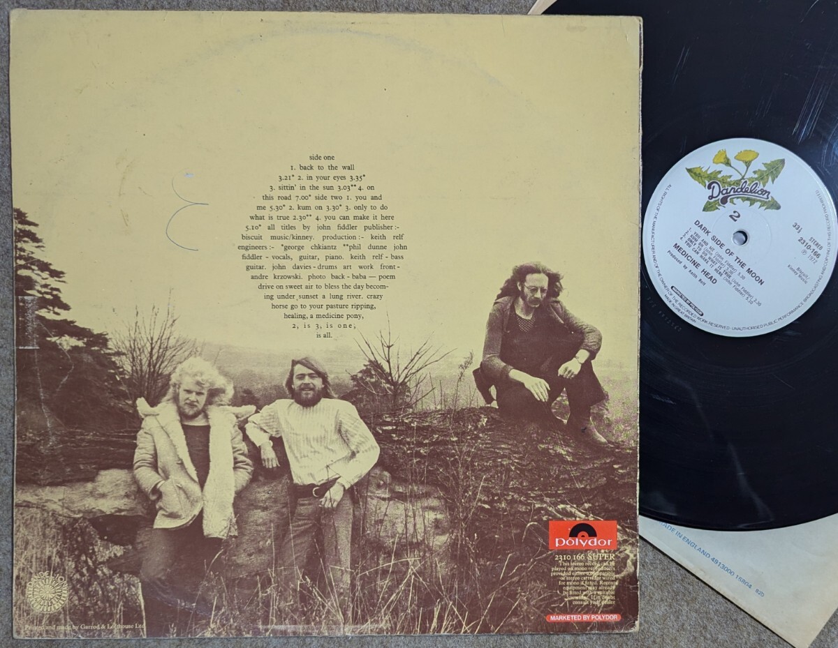 Medicine Head-The Dark Side Of The Moon★英Dandelion Orig.盤/マト1/Keith Relf/The Yardbirds拍卖