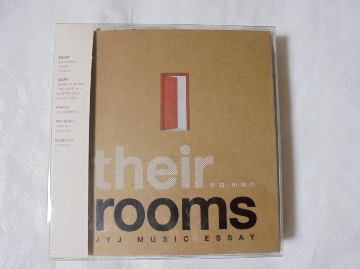 JYJ ジェジュン、ユチョン、ジュンス their rooms エッセイ+シール、カード他拍卖