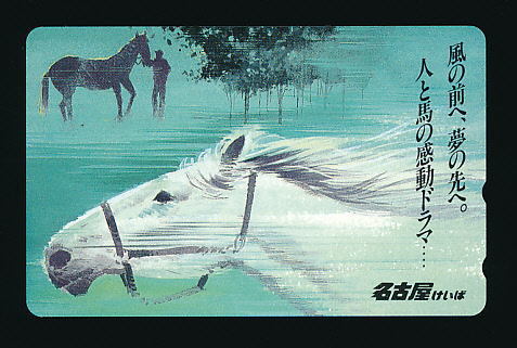 ●898●名古屋競馬★『風の前へ、夢の先へ。』【テレカ50度】●拍卖