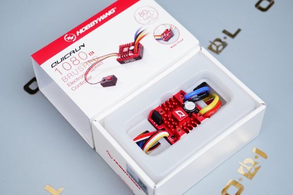 HOBBYWING QuicRUN-WP-1080-G2-Brushed 連続/最大電流 80A/400A 品番【30120202】拍卖