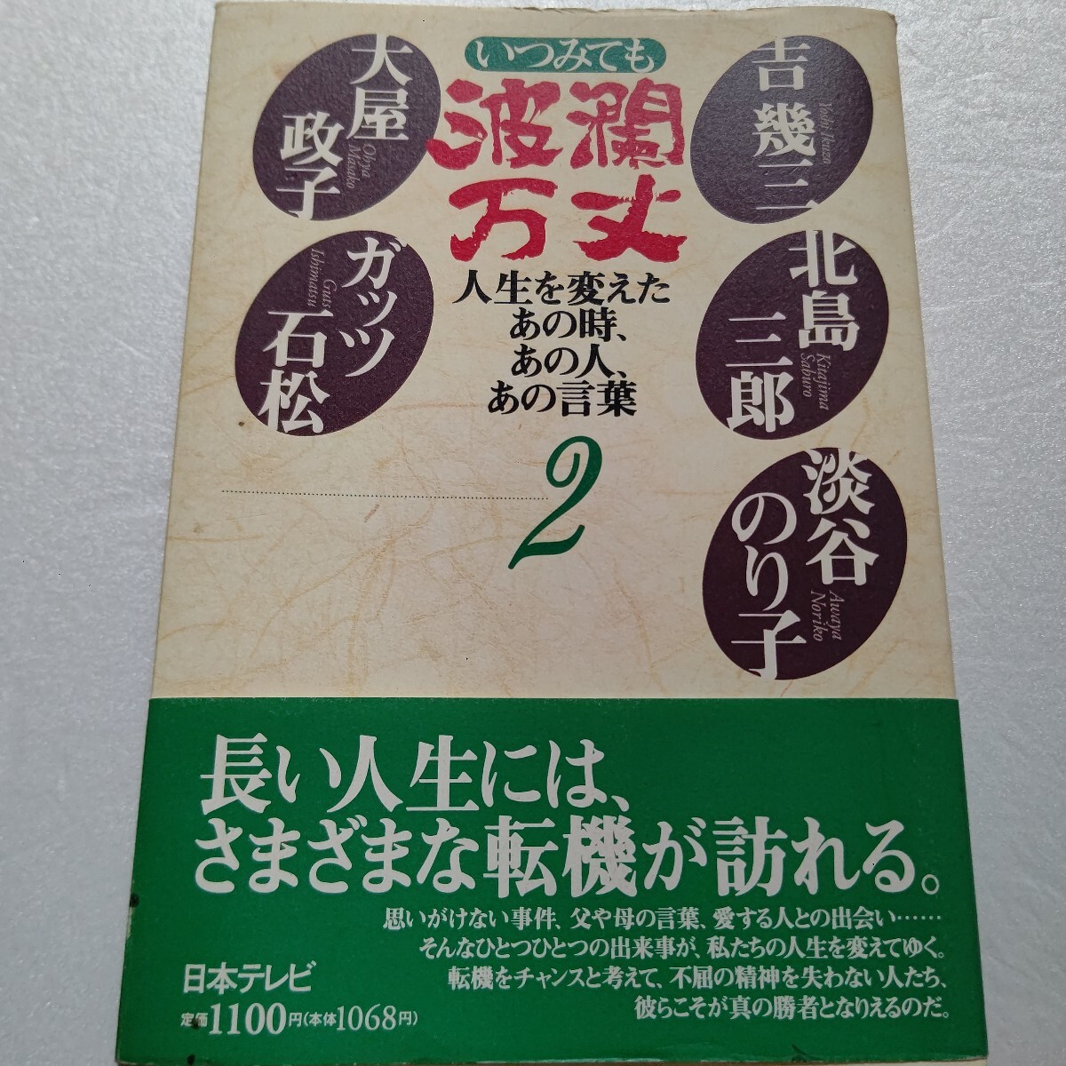 いつみても波瀾万丈2人生を変えたあの時あの人あの言葉 逸見政孝 野際陽子 間寛平 吉幾三 大屋政子 北島三郎 ガッツ石松 淡谷のり子他多数拍卖