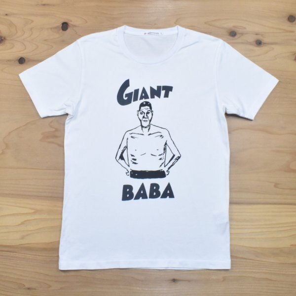 2010年 UT ジャイアント馬場 Tシャツ sizeS 白 ホワイト プロレスラー ユニクロ コラボ UNIQLO 格闘技 古着拍卖