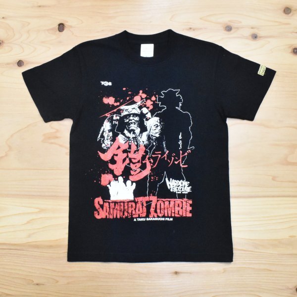 2000s廃版 コアチョコ 映画 鎧 サムライゾンビ Tシャツ sizeS 黒 ブラック Hardcore Chocolate ムービー 2000年代 希少 古着拍卖