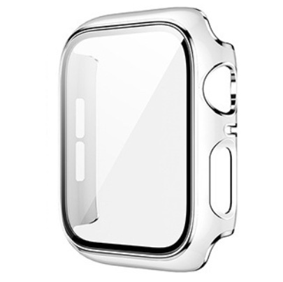 【アップルウォッチカバー/ホワイト×シルバー/42mm用】フルカバーケース 1個 Apple Watch 全面保護 耐衝撃 Series1 Series2 Series3拍卖