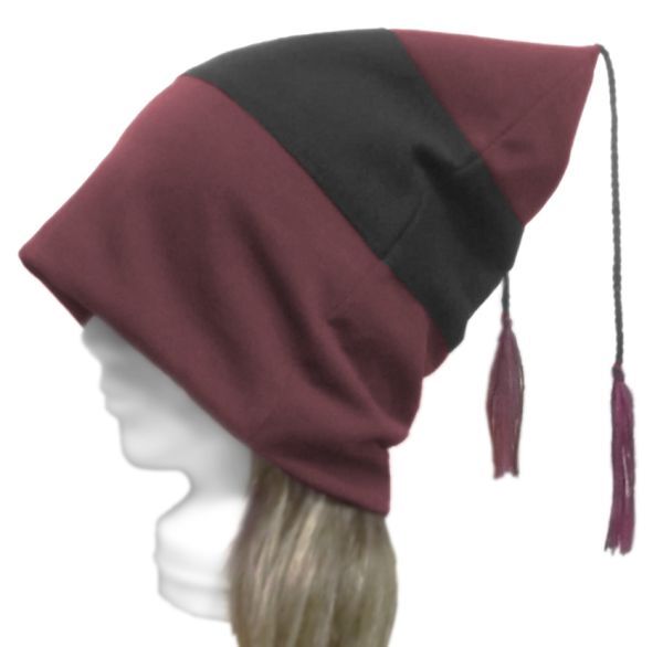 ◇送料無料◇ ハンドメイド◆X JAPAN◆hide風コットンニットキャップ/杢赤系×黒 ◇ゆったりサイズ・小顔効果・オールシーズン着用◇拍卖