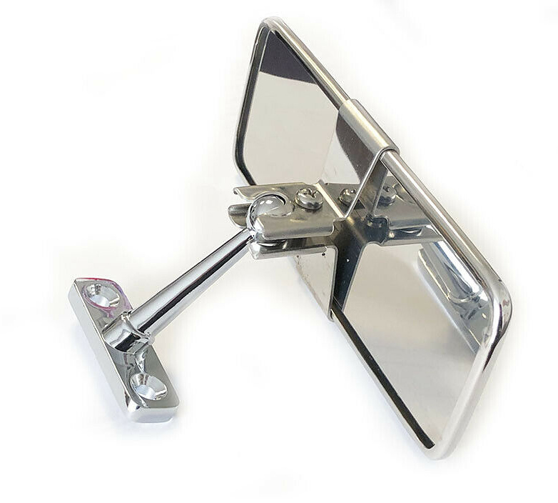 置き型 ダッシュマウント バックミラー ダッシュボード ルームミラー 旧車 メッキ ポルシェ 356 バンデンプラスプリンセス クローム クロム拍卖