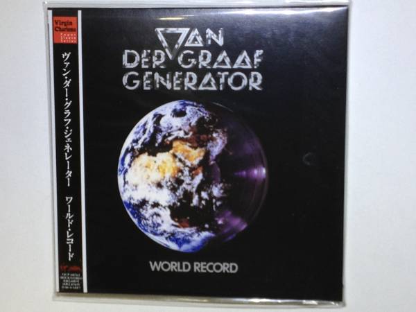 【紙ジャケ未開封】 ※  ヴァン・ダー・グラフ・ジェネレイター  ※  World Record ※ 国内盤CD VAN DER GRAAF GENERATOR拍卖