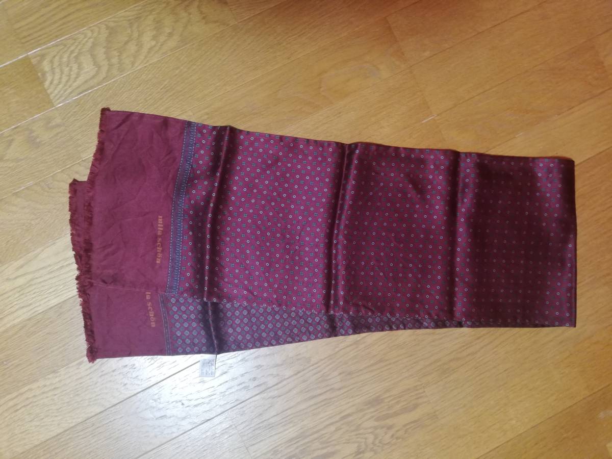 ミラ・ショーン mila schon シルク100% 素敵なスカーフ 美品拍卖