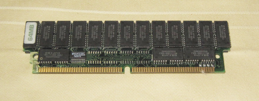 ★OKI E-MU/PC other Memory 64MB 72Pin SIMM★OK!!★ MADE in JAPAN★拍卖
