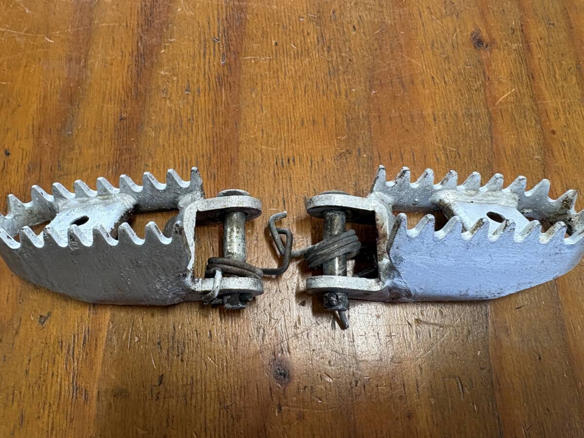 カワサキ KLX250 D-TRACKER フロントステップ 曲がりなし:モタードカスタム LX250 D-トラッカー KAWASAKI拍卖