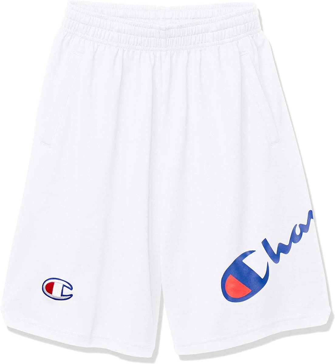 【KCM】Z-chmp-186-140★展示品★【Champion/チャンピオン】キッズ ジュニア プラクティスパンツ バスケ CK-RB510 ホワイト 140拍卖