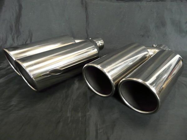 BE FREE クライスラー 300C等 左右出し マフラー出口 100Φx4本出 ワンオフ マフラーカッター ty7S拍卖