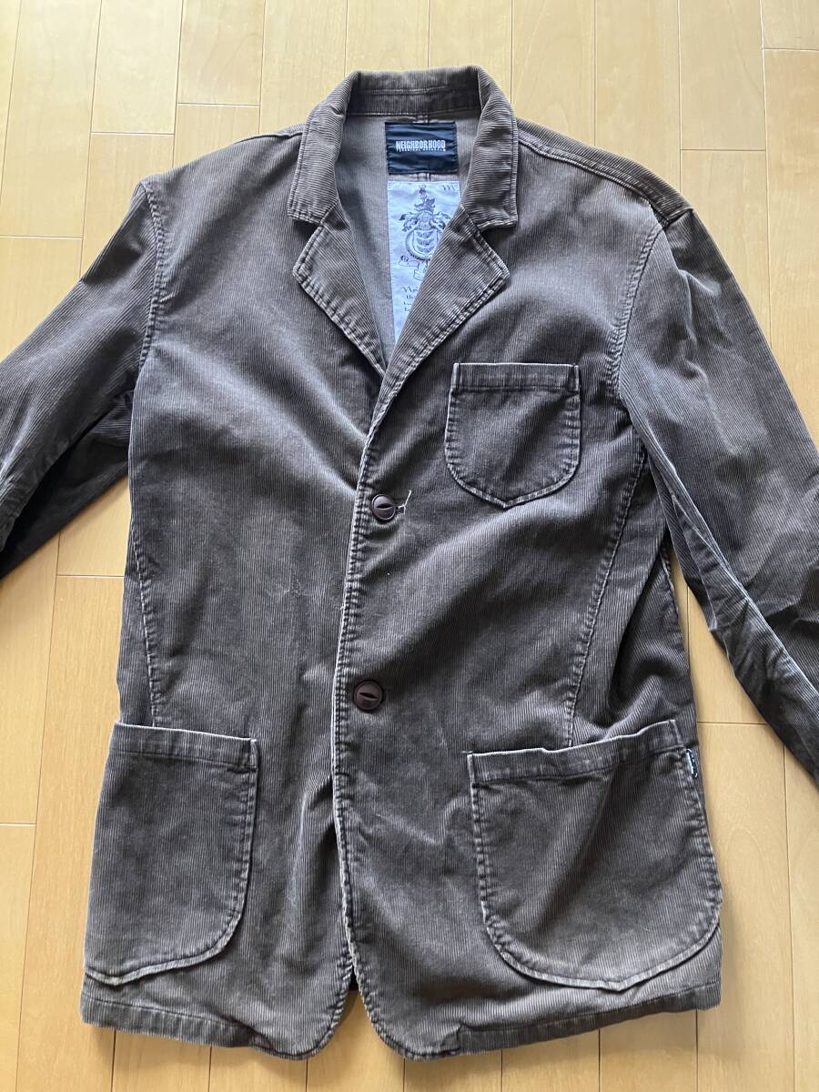 NEIGHBORHOOD コーデュロイテーラードJKT サイズM ブラウン ネイバーフッド wtaps拍卖