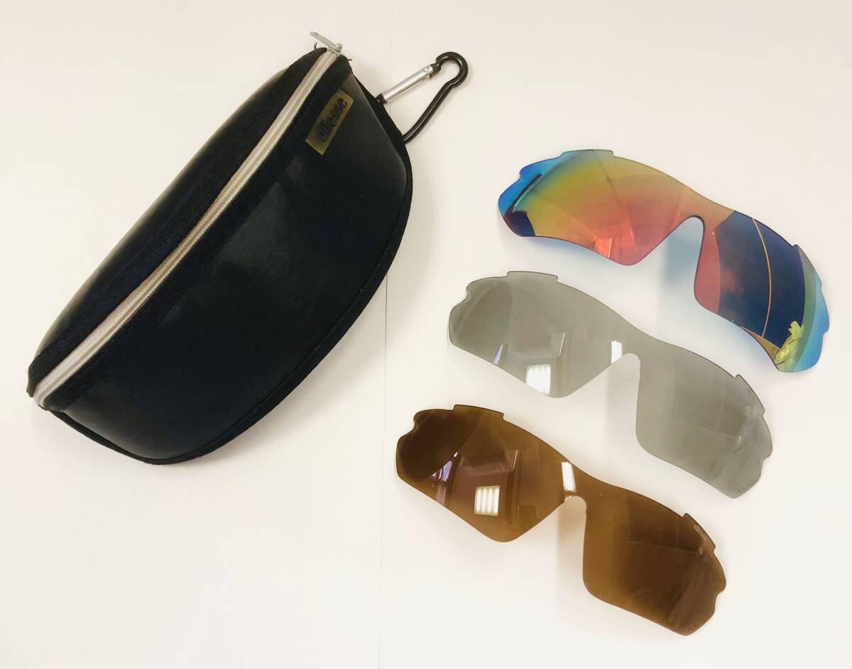 【中古】ellesse サングラス 交換レンズセット5枚拍卖