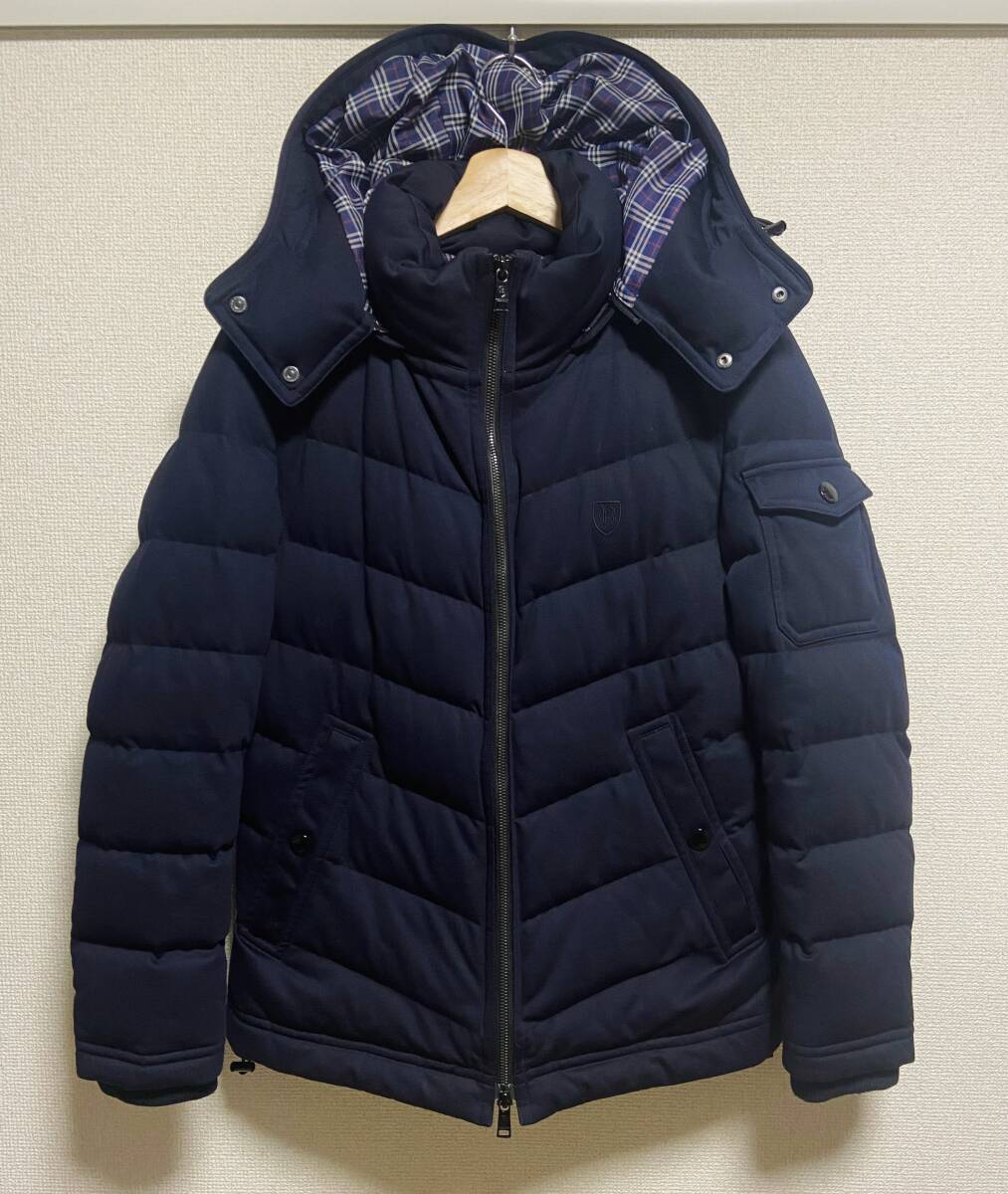 美品 ブラックレーベルクレストブリッジ ダウンジャケット サイズM 紺 インナーベスト BLACK LABEL CRESTBRIDGE拍卖