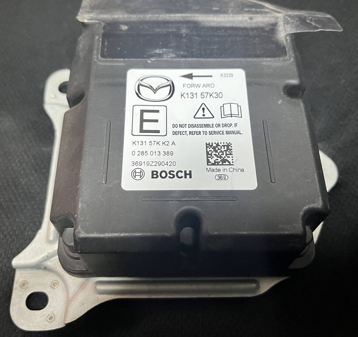 保証付!! CX-8 CX8 KG2P KG5P K13157K30 K131 57K30 エアバック エアバッグ エアーバック コンピューター コンピュータ ECU301 m.拍卖