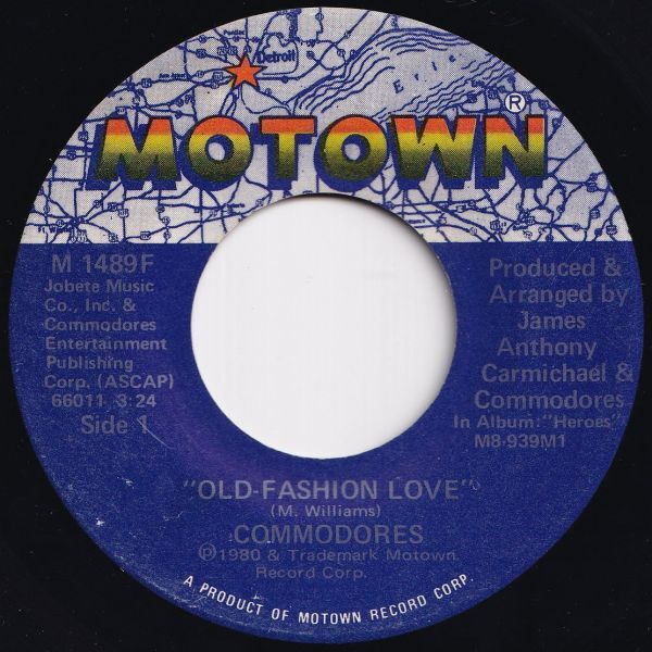 Commodores Old-Fashion Love / Sexy Lady Motown US M 1489F 208159 SOUL FUNK ソウル ファンク レコード 7インチ 45拍卖