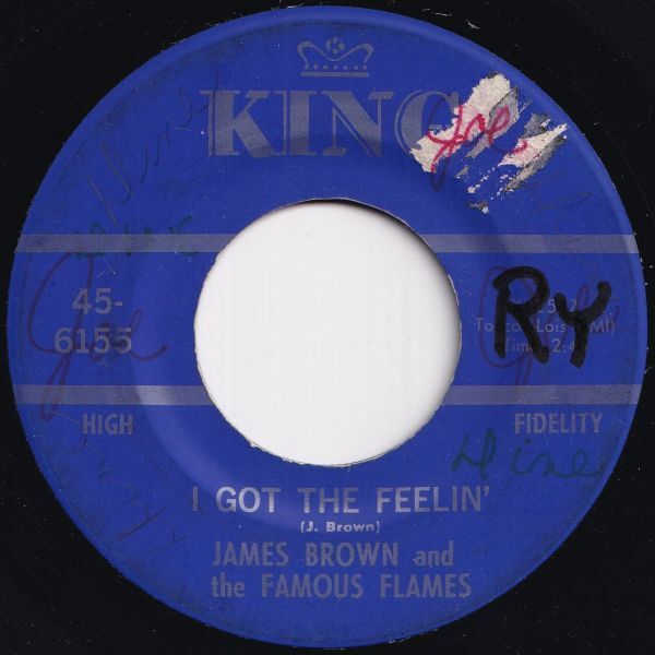 James Brown I Got The Feelin' / If I Ruled The World King US 45-6155 208279 SOUL FUNK ソウル ファンク レコード 7インチ 45拍卖