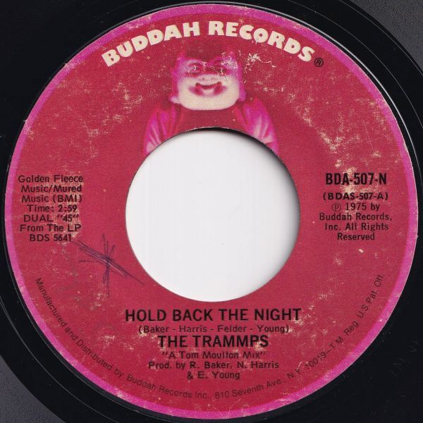 Trammps Hold Back The Night / Tom's Song Buddah US BDA 507 208413 SOUL ソウル レコード 7インチ 45拍卖