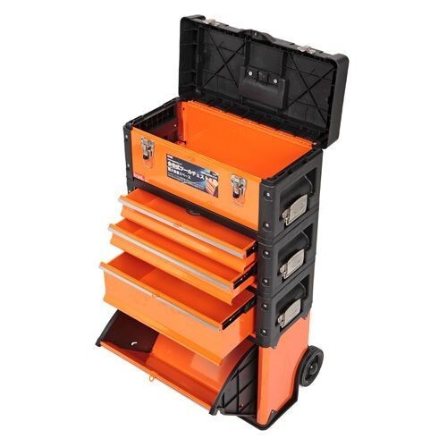 trad 合体式 ツールチェスト TRD-TC5 5段式 4分割可能 工具箱拍卖