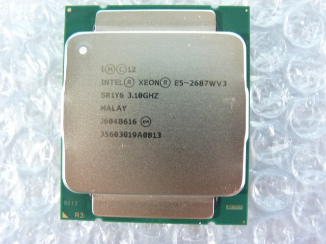 1QNG // Intel Xeon E5-2687W V3 3.1GHz SR1Y6 Haswell-EP M1 Socket(LGA)2011-3 MALAY // HP ProLiant DL360 Gen9 取外 //(同ロット)在庫2拍卖