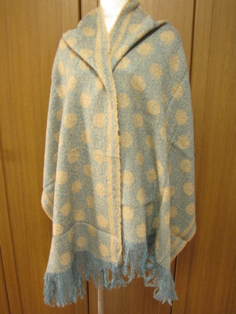 *値下*送料無料*新品*ストール*グリーン×オレンジドット*60×180㎝*拍卖