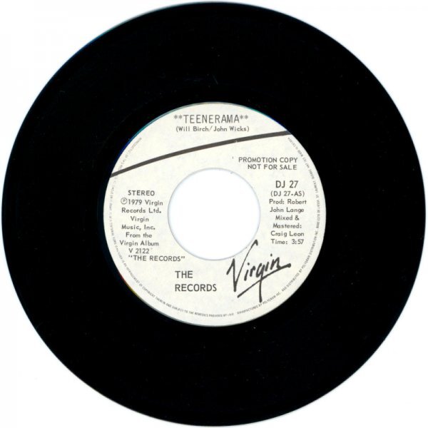 The Records | Teenarama | CAN Virgin 1979 プロモ盤 II拍卖