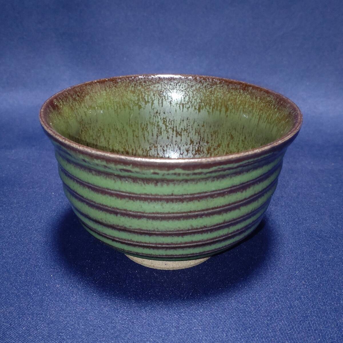 茶道具 抹茶茶碗 花泉 京焼 華の後 茶碗 上文 和食器 直径約125㎜ 高さ約78㎜ 重量約260g 【1130U11】【b】【r】拍卖