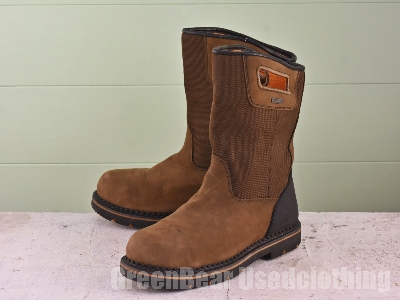 Z787 メンズ RIDGECUT ペコスブーツ 茶 ブラウン 44 27cm拍卖