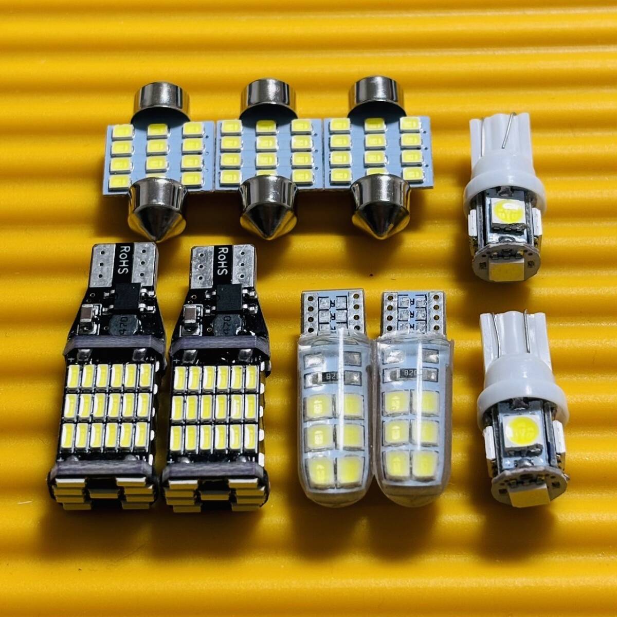 お得セット◇YA系 エクシーガ ルームランプ ナンバー灯 ポジション バックランプ T10 LED ウェッジ球 ホワイト スバル拍卖