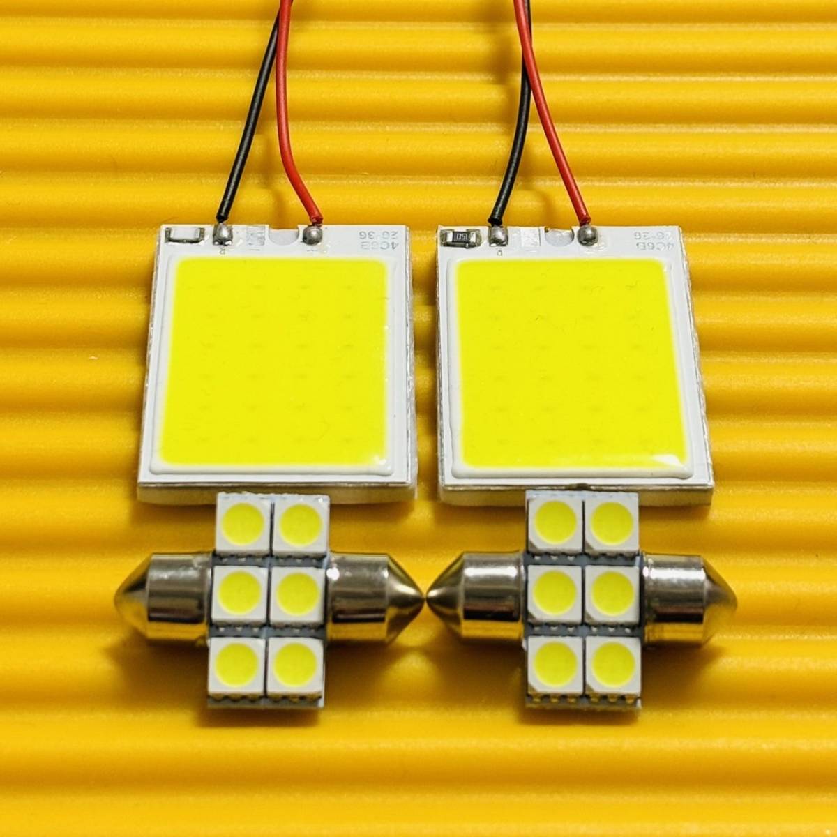 お得セット◇HM1/2 バモス 爆光! T10 LED COB全面発光 ルームランプ 4個セット ホワイト ホンダ拍卖