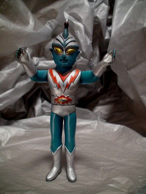 流星人間ゾーン ⑧ 当時物 ポピー 怪獣ヒーロー ソフビ人形 1973年「検 東宝 ブルマァク 旧バンダイ 無版権 マルサン タカトク アーク拍卖