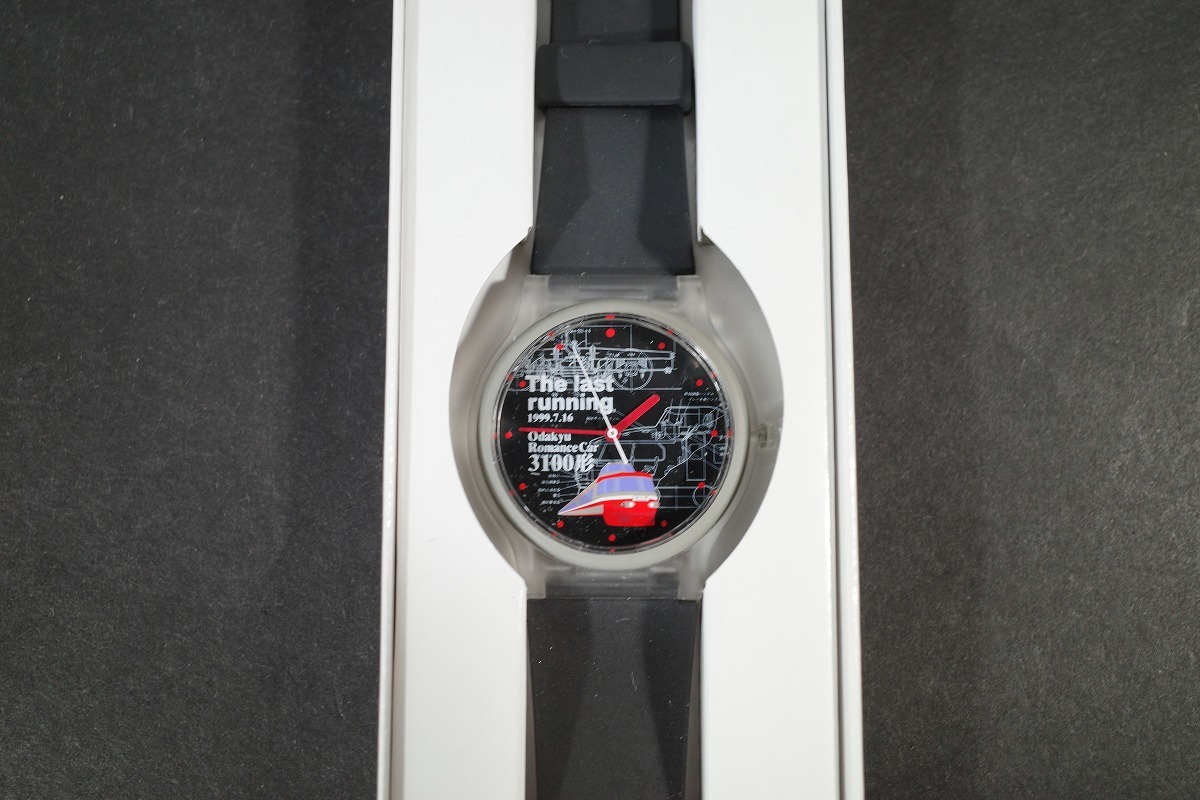 小田急【3100形 ロマンスカー 腕時計】未使用 動作未確認 電池切れ拍卖