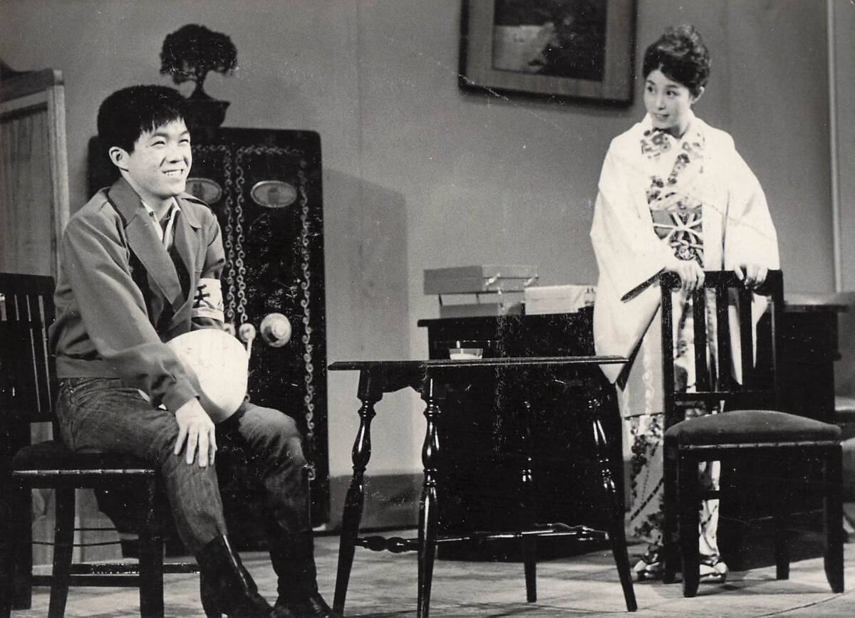 p43039『私は悪党』芸術座スチル 三木のり平 坂本九 森光子 中島そのみ 久慈あさみ 小杉義男拍卖