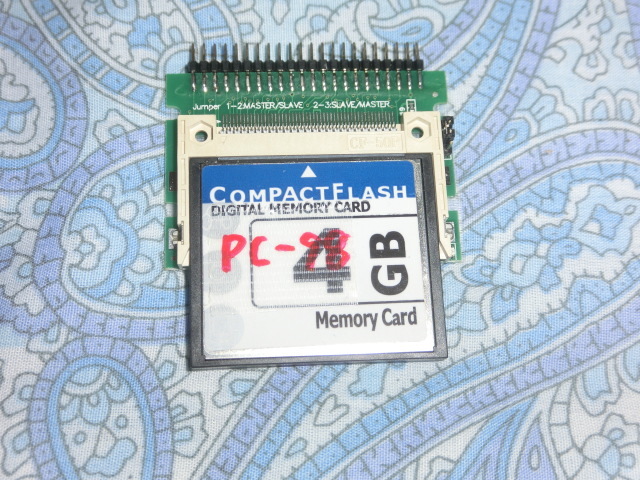 ★新規Windows98se セットアップ済 CFカード 4GB★2.5インチ用★拍卖