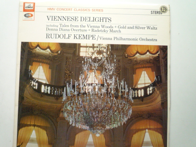 TX19 英HMV盤LP VIENNESE DELIGHTS/スッペ、J・シュトラウス、レハール他 ケンペ/ウィーンPO拍卖