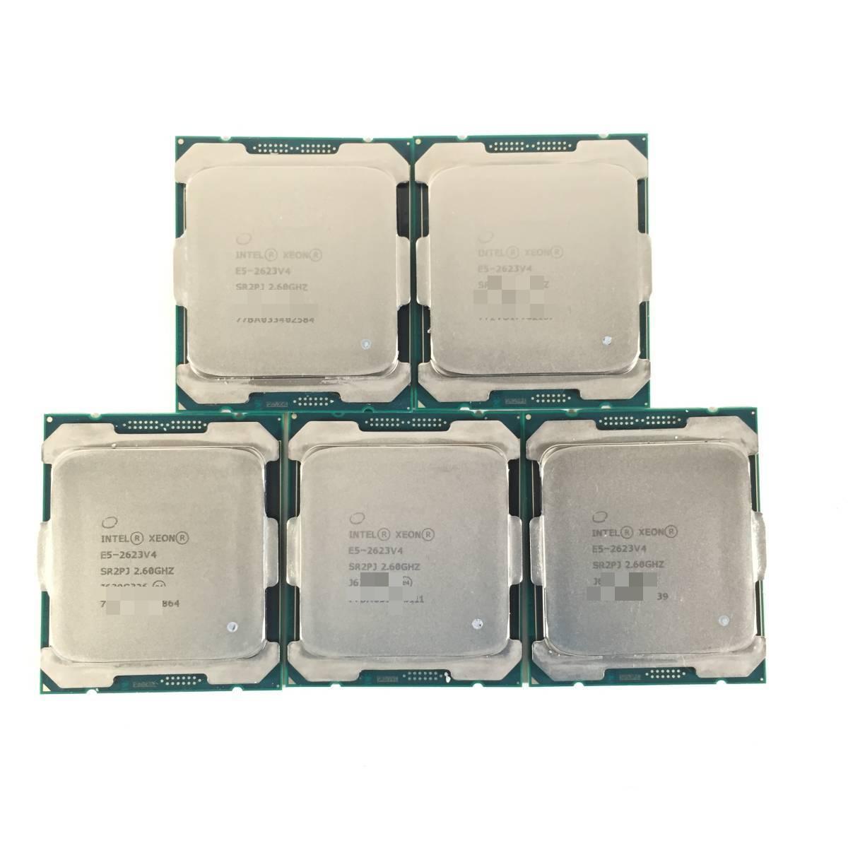 S61112227 INTEL XEON E5-2623V4 SR2PJ 2.60GHz CPU 5点セット【中古動作品、複数出品】071011拍卖
