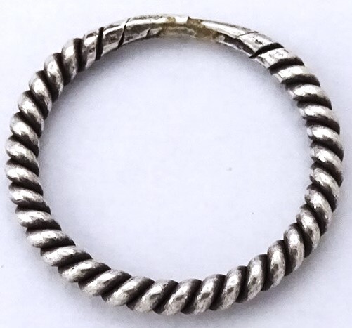 ◆カレンシルバー リング 約20号◆カレン族・karen silver 指輪【24tr29c】拍卖