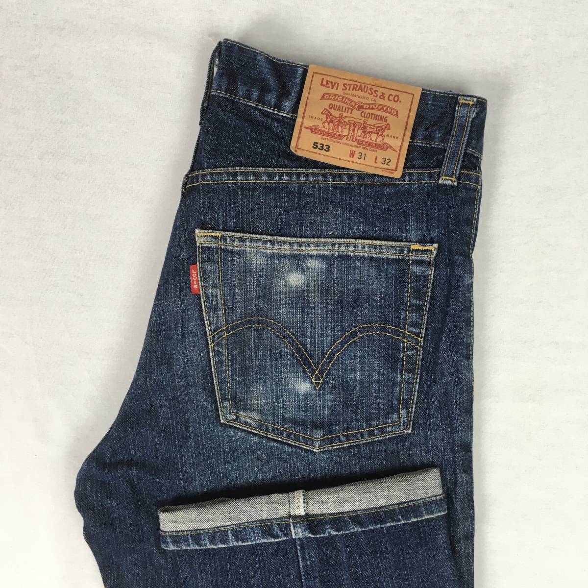 Levi's リーバイス 533 00533-0023 08年 日本製 デニム パンツ ジーンズ W31 L32 ジップフライ拍卖