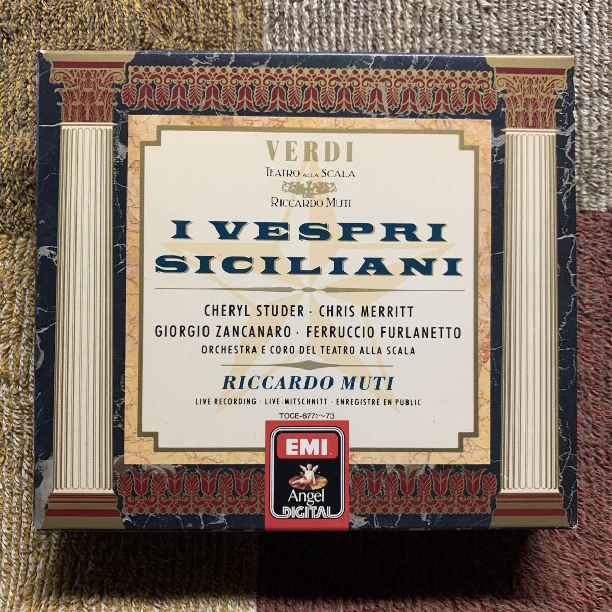 CD●シリル・ステューダー クリス・メリット リッカルド・ムーティ●ヴェルディ 歌劇「シチリアの晩鐘」【TOCE-6771~73】3枚組拍卖